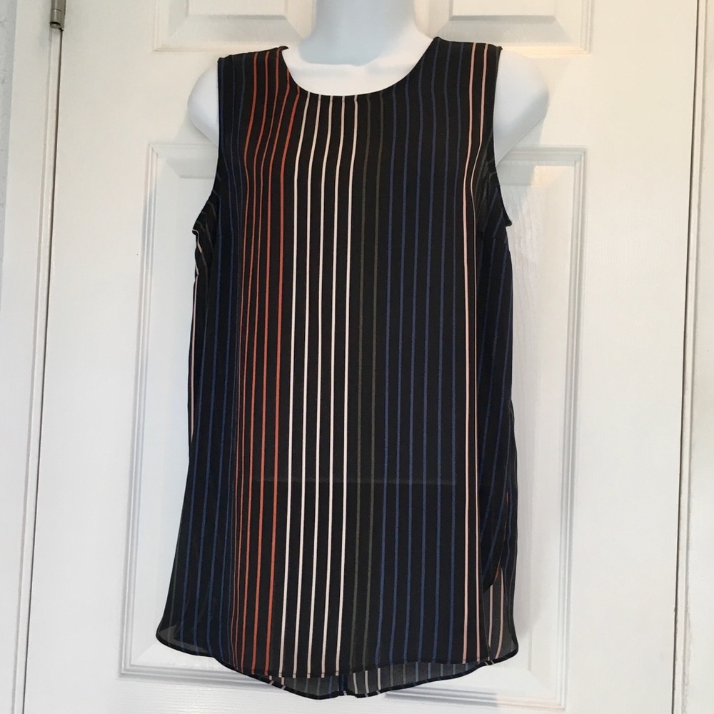 Who What Wear Tank Top, Striped Top, Size S